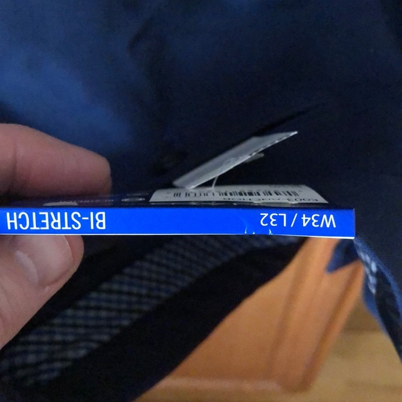 Nautical dress pants 34” x 32”, navy blue, new - Picture 2 of 4